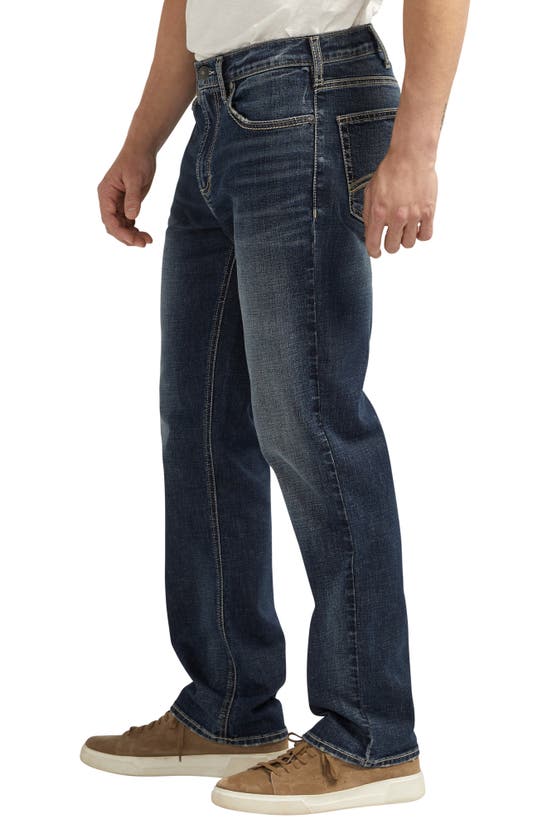 Shop Silver Jeans Co. Grayson Classic Straight Leg Jeans In Indigo