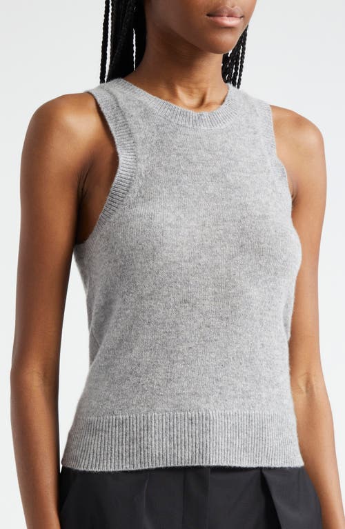 Shop Veronica Beard Jerrel Cashmere Tank In Heather Grey