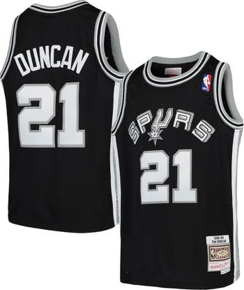Adidas Men's Tim Duncan San Antonio Spurs Swingman Jersey - White XL