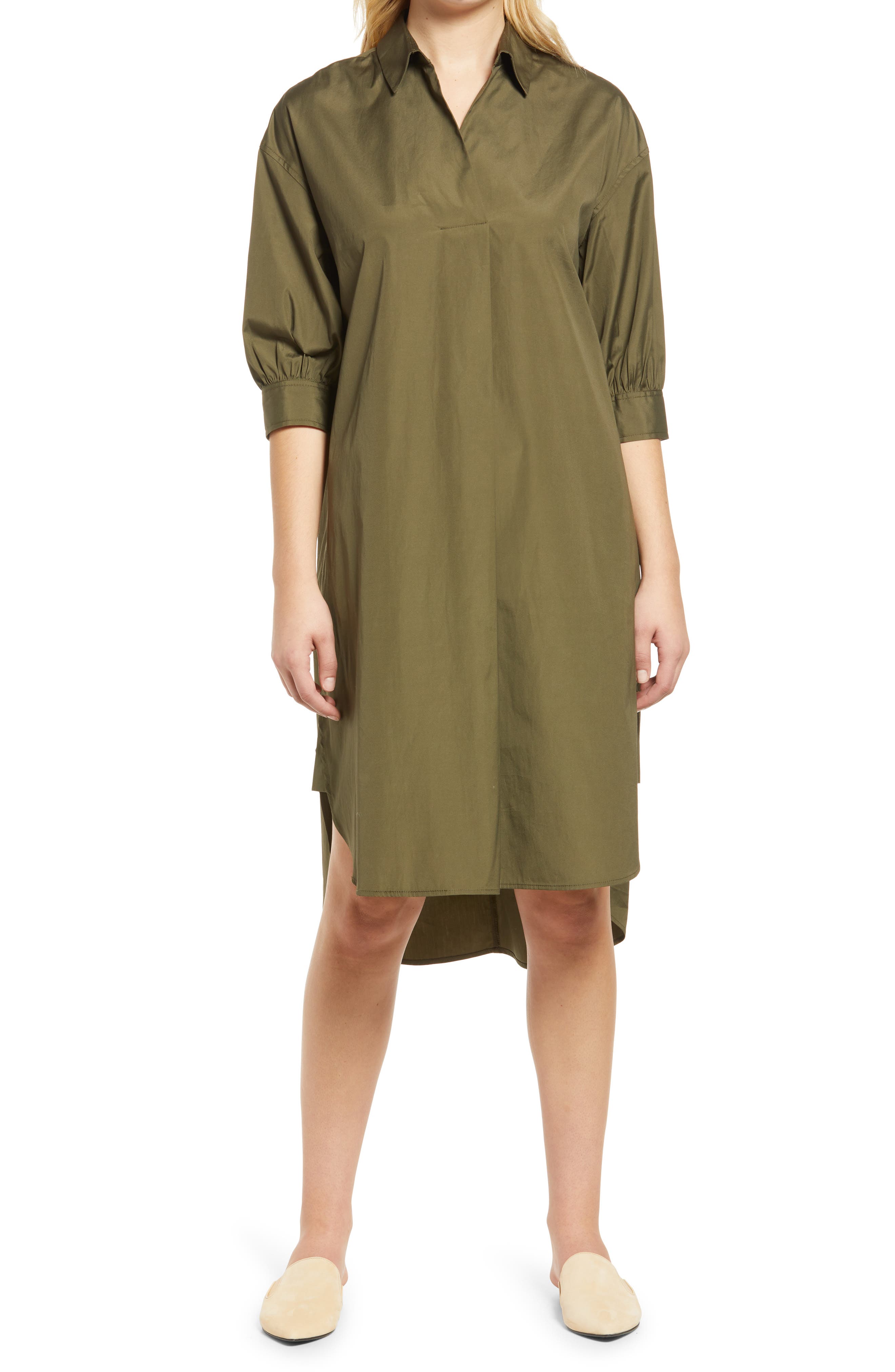 green work dress