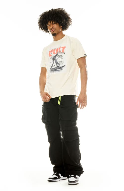 Cult Of Individuality Graphic T-shirt In Winter White