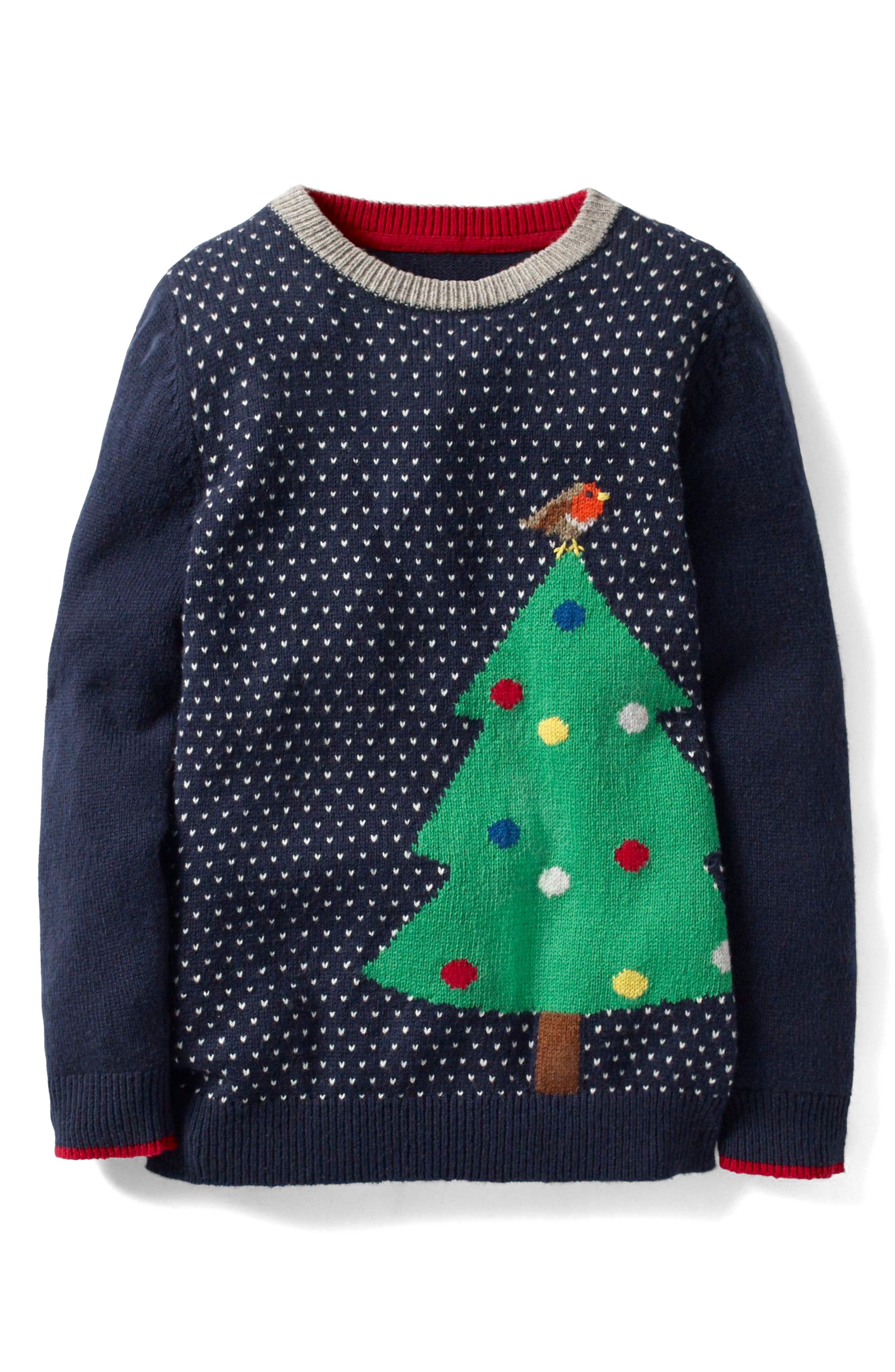 boden boys christmas jumper