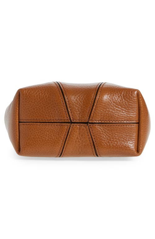 Chloé Spin Mini Tote Bag In Grained Calfskin In 26m Clay Brown