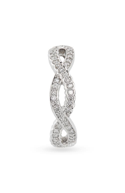 Shop Sethi Couture Diamond Infinity Band Ring In White Gold/diamond