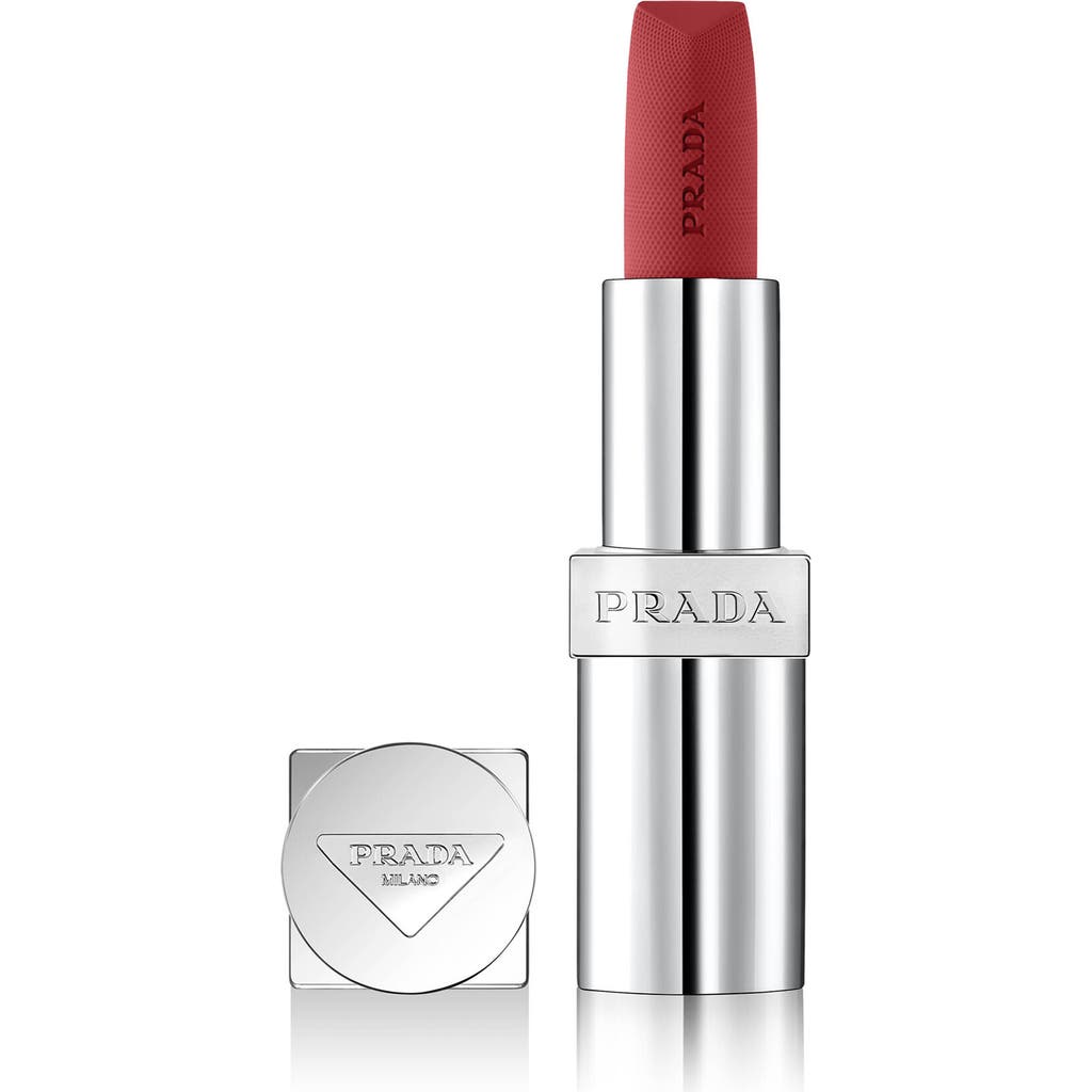 Prada Monochrome Soft Matte Refillable Lipstick In B102 Sienne - Berry Brown