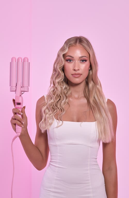 Mermade Hair The Mermade Mini 1-inch Pro Waver In Pink