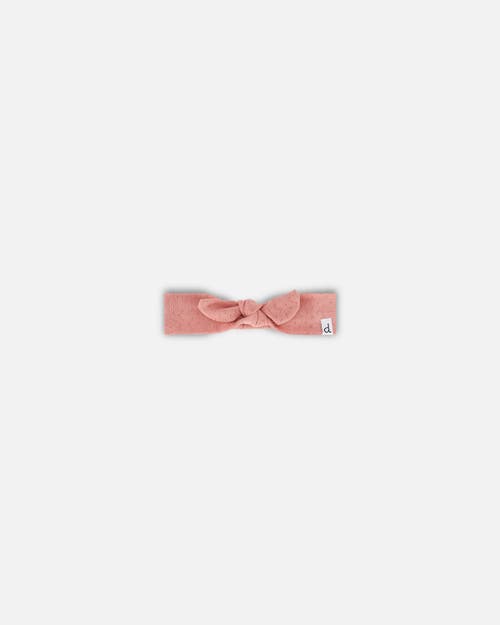 Deux Par Deux Baby Girl's Organic Cotton Pointelle Knit Headband Old Rose at Nordstrom