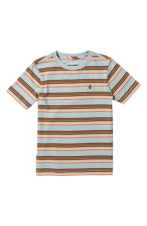 Volcom Kids' Commixt Stripe T-Shirt Celestial Blue at Nordstrom,
