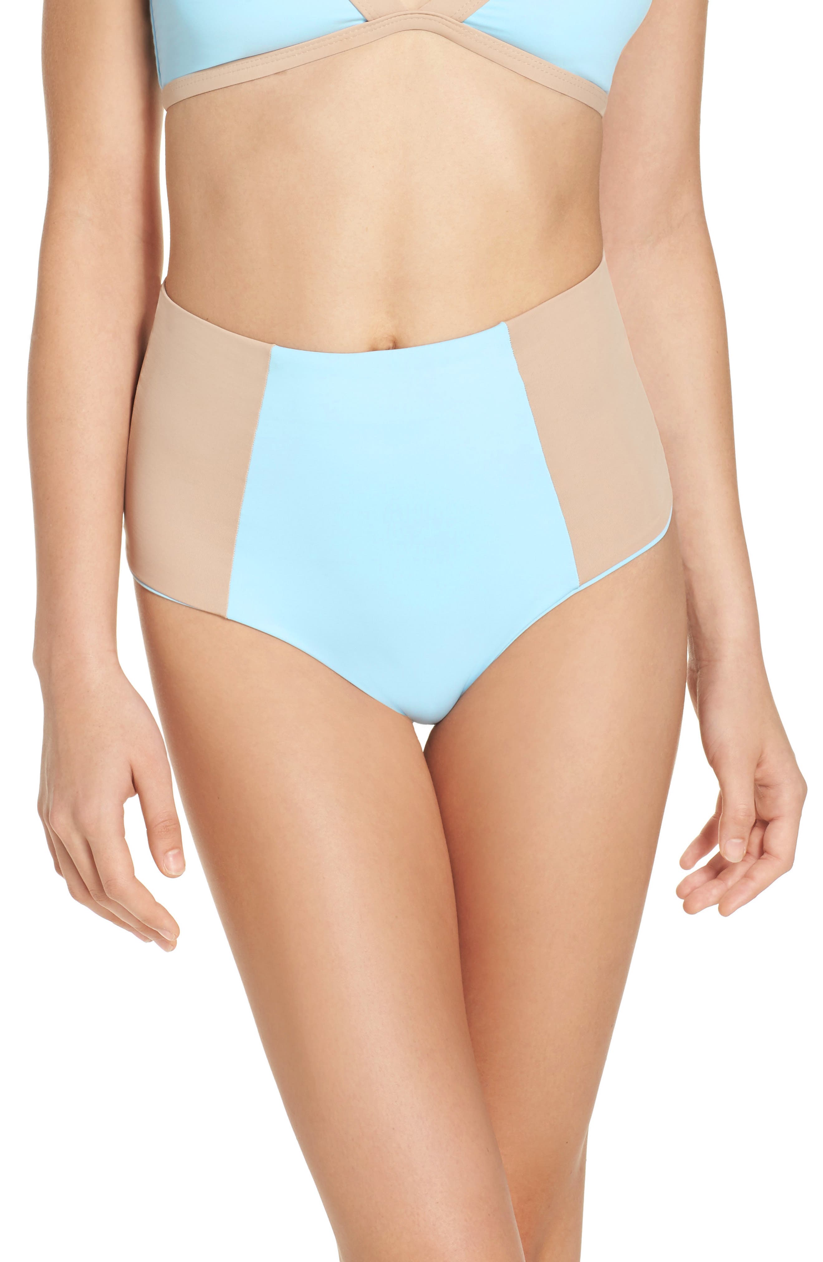 L Space Portia Reversible High Waist Bikini Bottoms Nordstrom