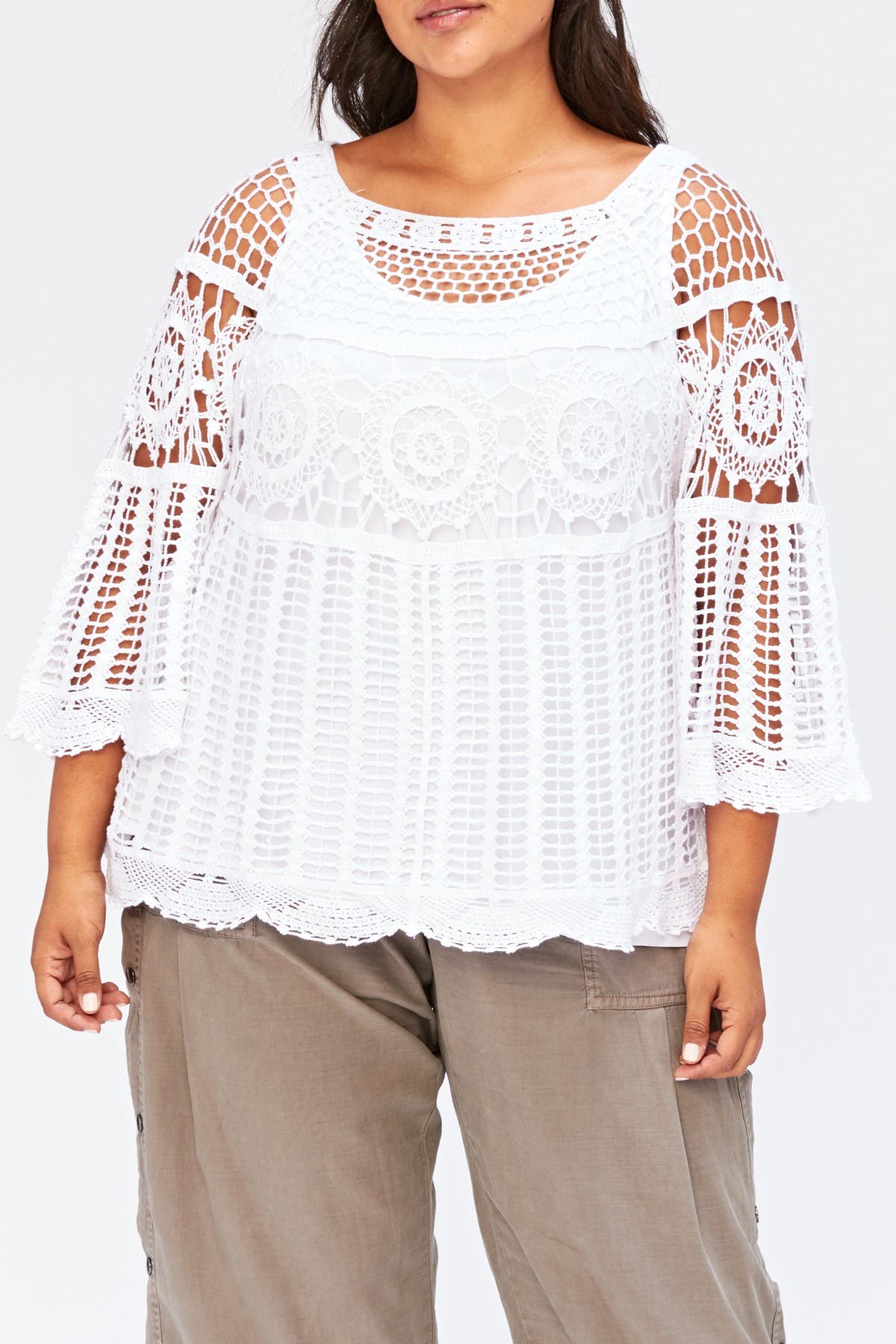 crochet lace blouse