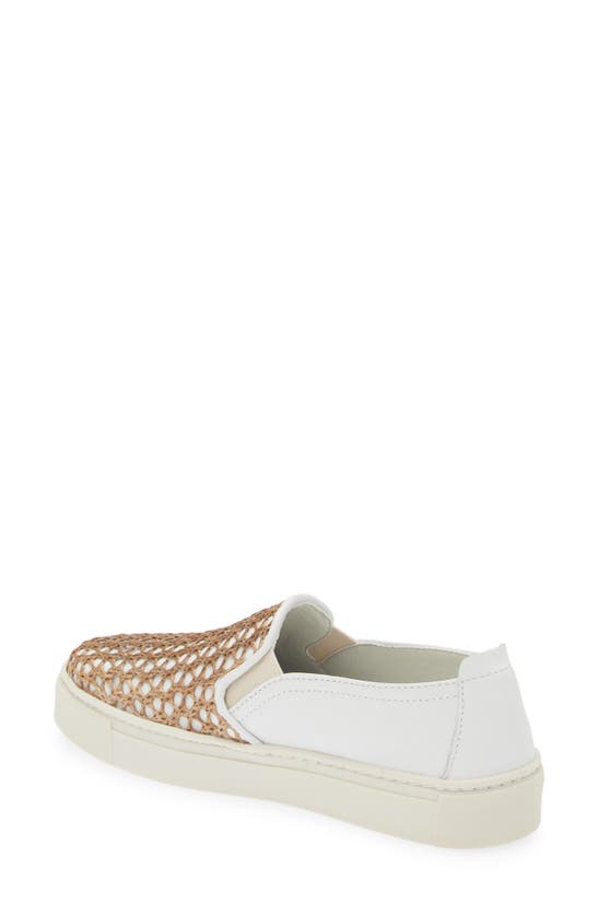 The Flexx Charlie Too Slip-on Sneaker In White Cuoio