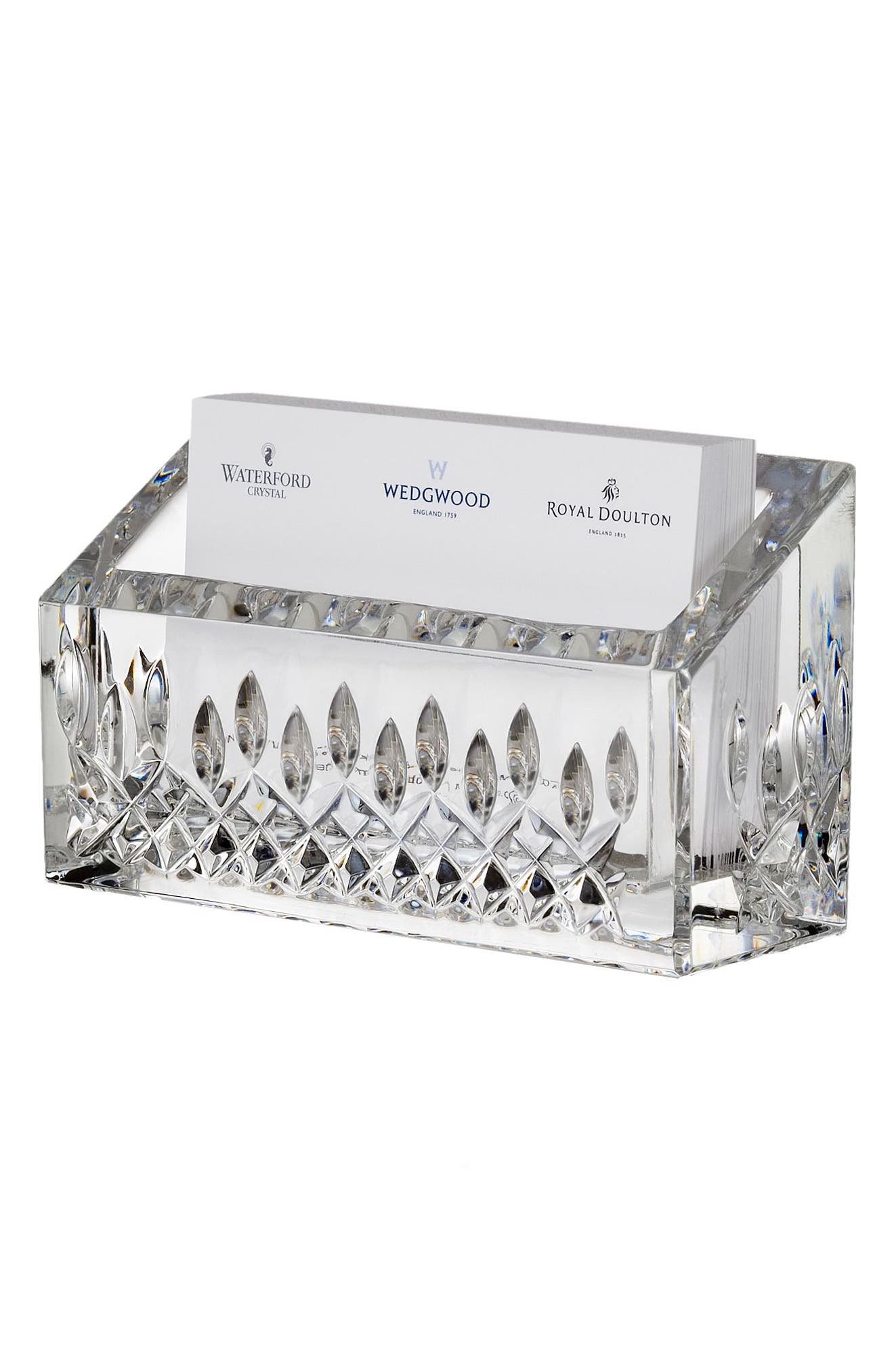 Waterford Lismore Lead Crystal Business Card Holder Nordstrom