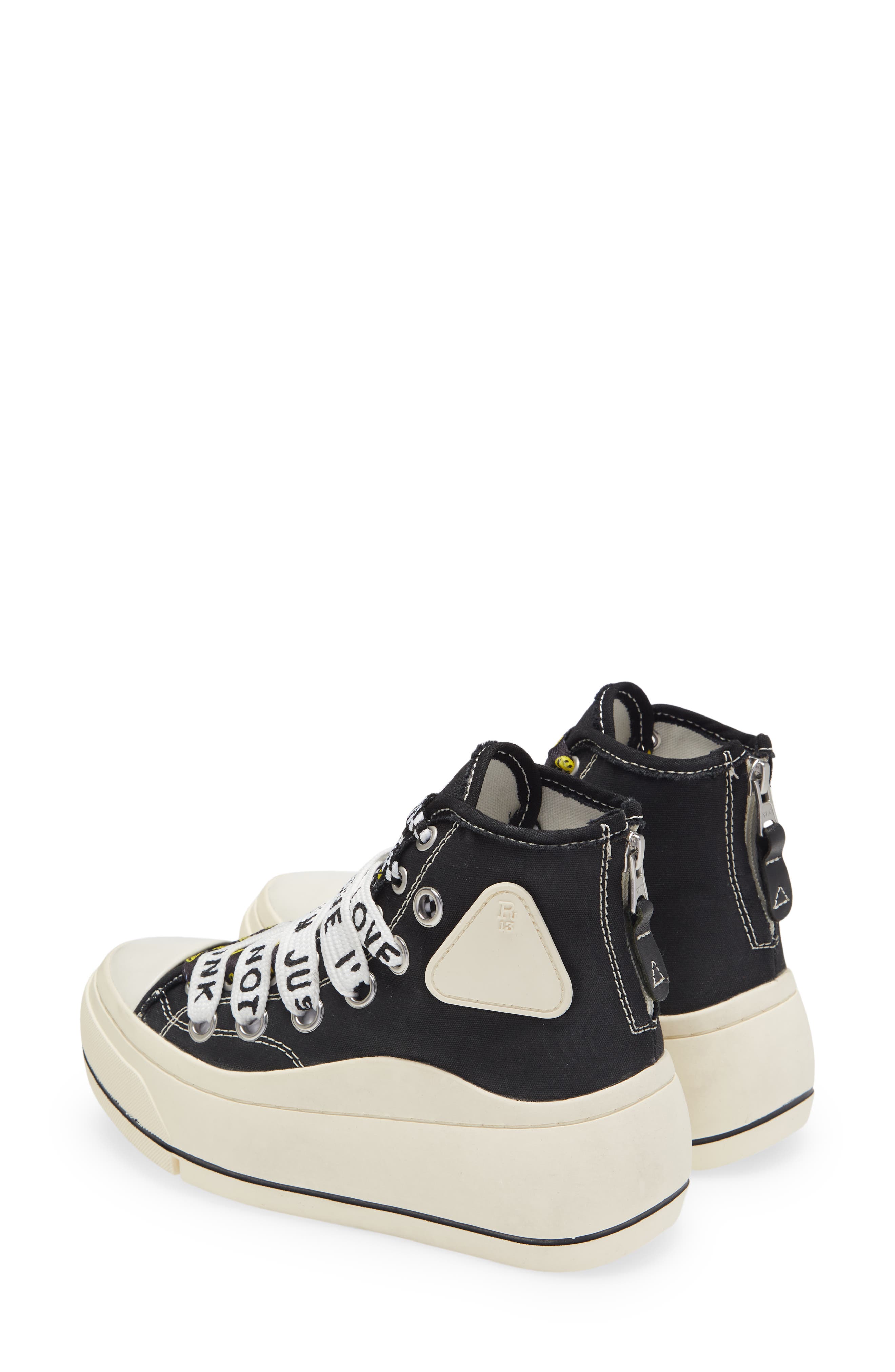 R13 Double Grommet High Top Sneaker Nordstrom