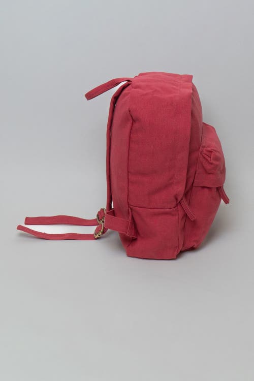 Terra Thread Organic Cotton Mini Backpack In Ruby Red