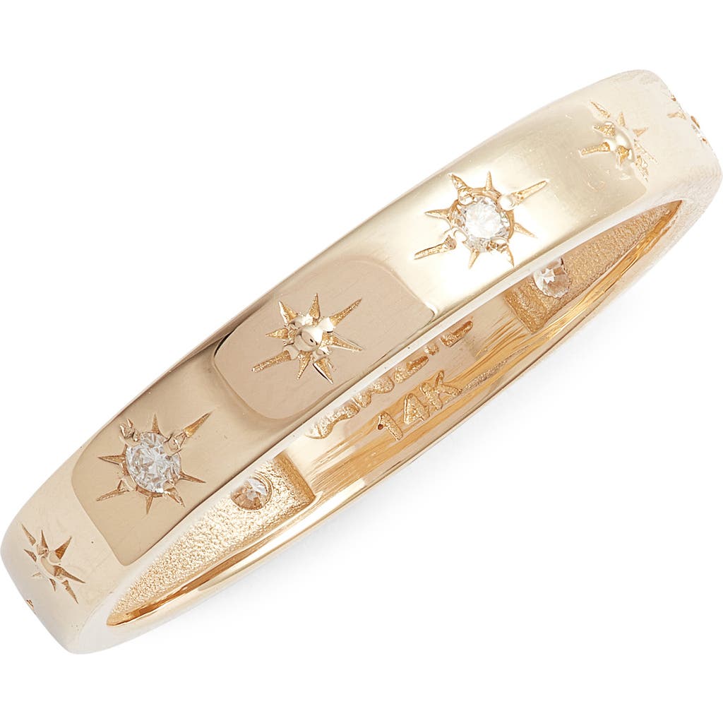 Anzie X Mel Soldera Celestial 14k Gold & Diamond Eternity Ring In Gold/diamond