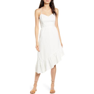 Lost + Wander Travel Light Cotton Sundress, Ivory