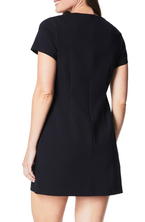 Spanx Ponte Mini Dress In Black In Classic Black