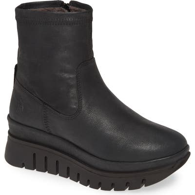 Fly London Bork Platform Boot - Black