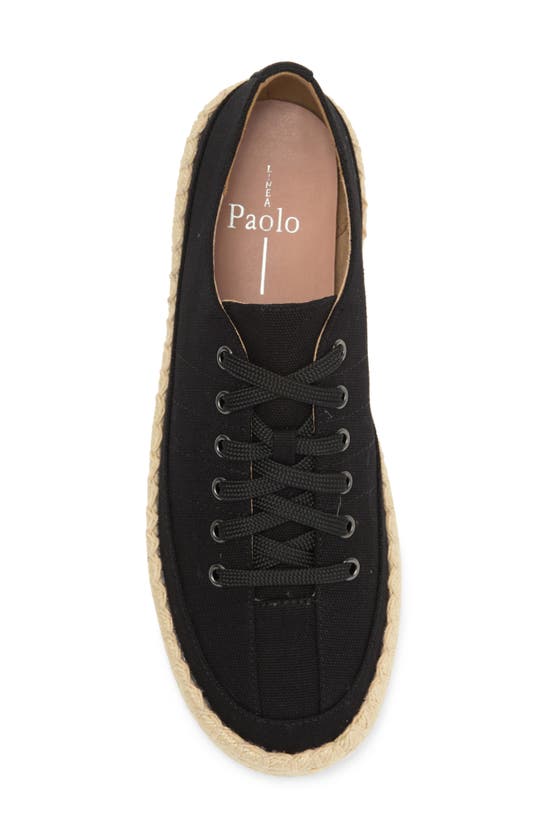 Shop Linea Paolo Sanny Espadrille Sneaker In Black