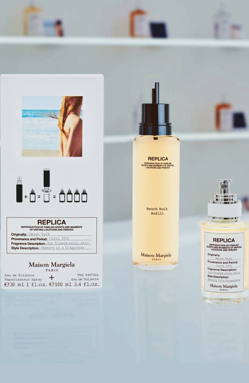 Shop Maison Margiela Replica Beach Walk Eau De Toilette & Refill 2-piece Set $245 Value In No Color