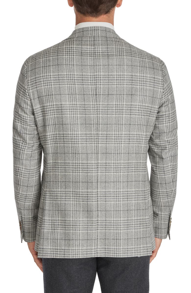 Jack Victor McAllen Contemporary Fit Plaid Wool & Silk Blazer | Nordstrom