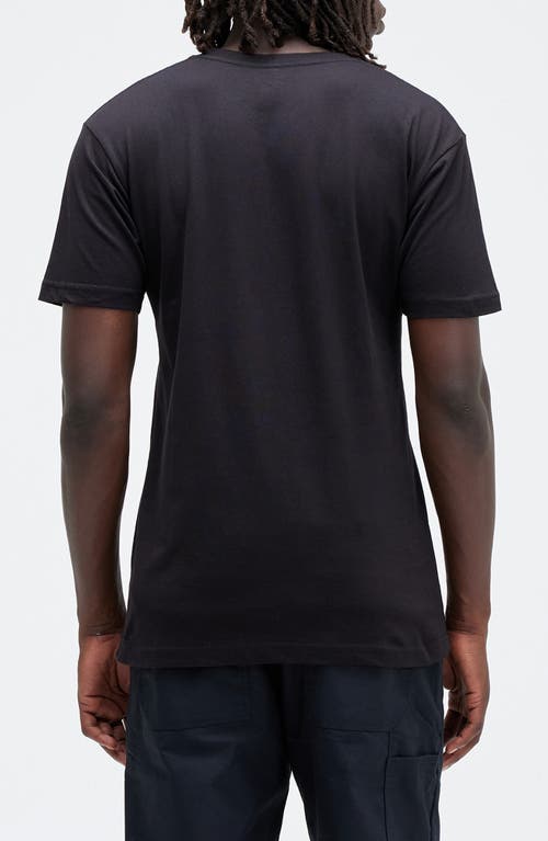 Shop Stance Interconnected Cotton Graphic T-shirt In Black