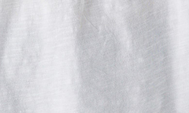 Shop Lucky Brand Embroidered Cotton Slub Tee In Lucky White