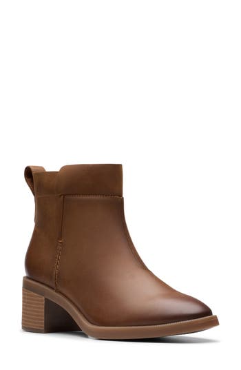 Clarks Lileigh Charm Leather Bootie In Multi