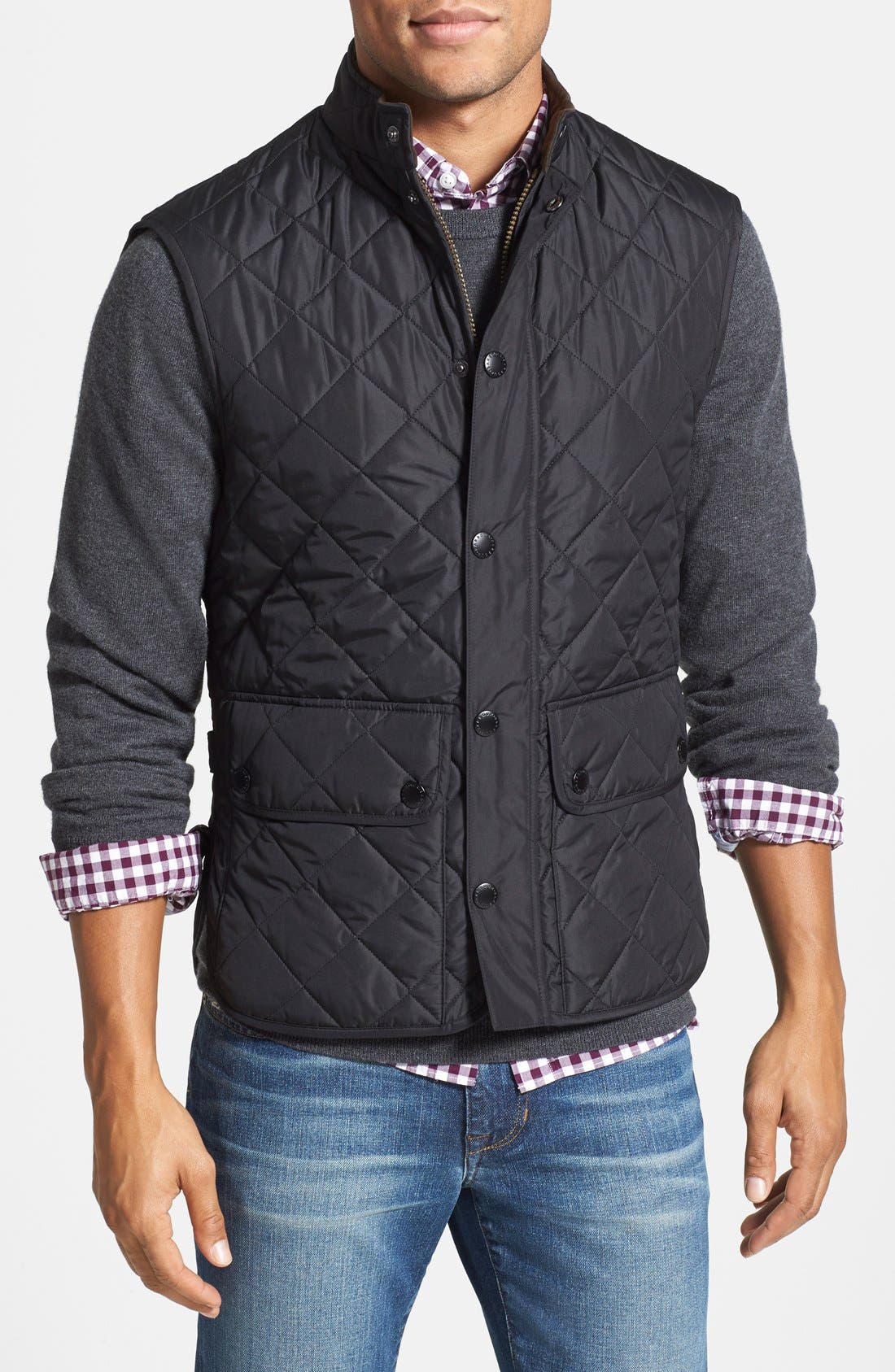 Barbour 'Lowerdale' Trim Fit Quilted Vest Nordstrom
