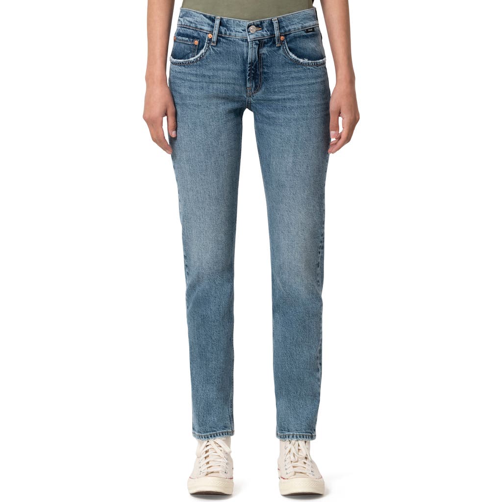 Mavi Jeans Mirella Skinny Jeans In Mid Brushed Classic Blue
