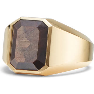 David Yurman Streamline 18K Gold Signet Ring
