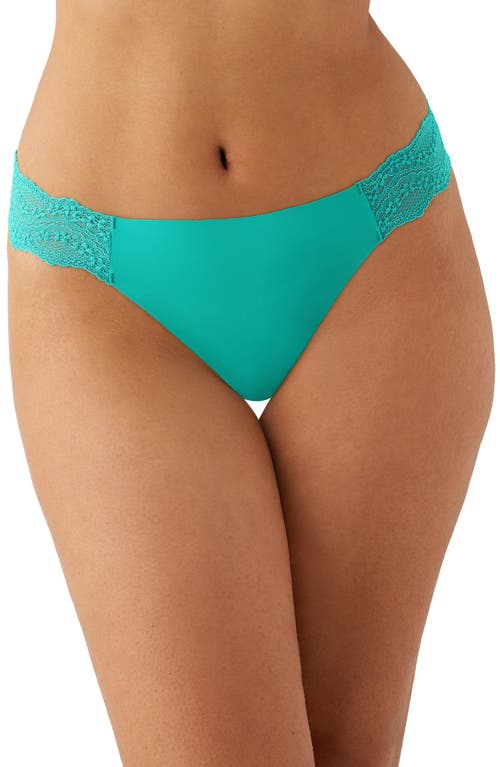 B.tempt'd By Wacoal B.bare Thong In Green