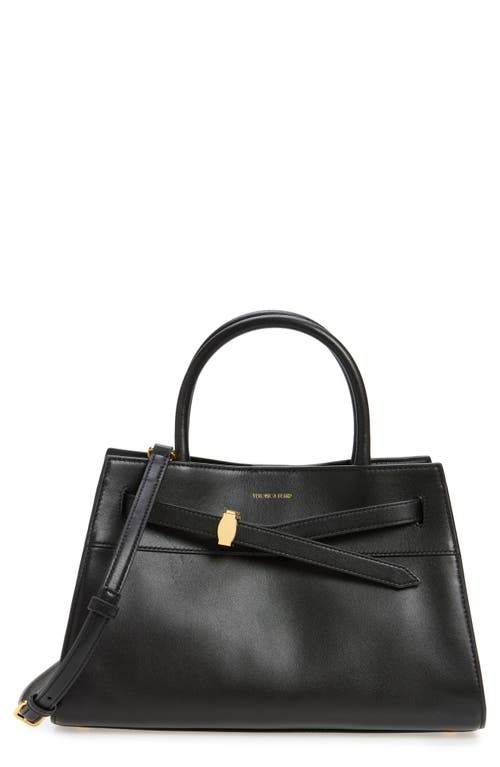 Shop Veronica Beard Dash Leather Tote In Black