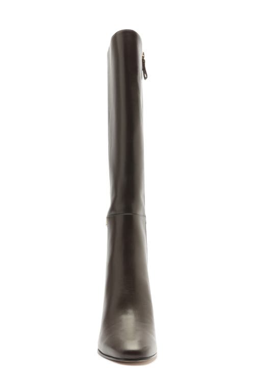 Shop Alexandre Birman Candance Knee High Boot In Dark Brown