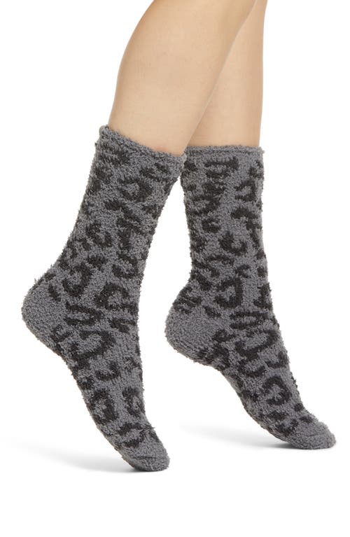 barefoot dreams CozyChic Barefoot in the Wild Socks in Graphite-Carbon