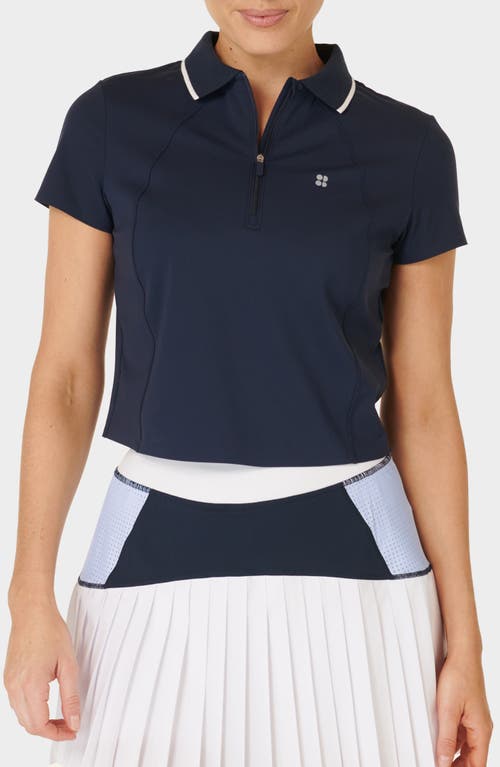 Sweaty Betty Power Tennis Polo Navy Blue at Nordstrom,