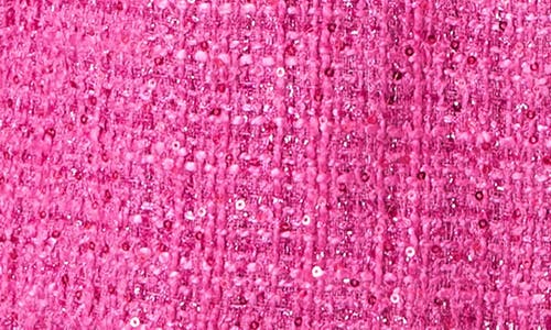 Shop Endless Rose Premium Sequin Tweed Long Sleeve Blazer Minidress In Orchid