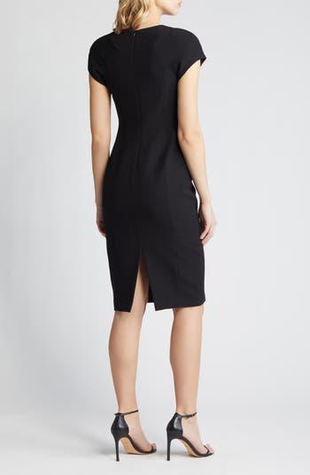 Cap Sleeve Sheath Dress