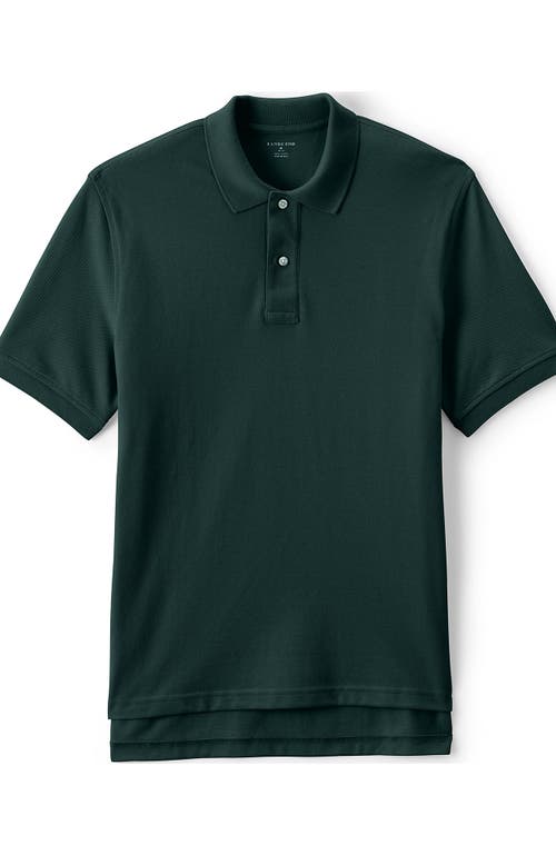 LANDS' END LANDS' END SCHOOL UNIFORM YOUNG  SHORT SLEEVE MESH POLO SHIRT 
