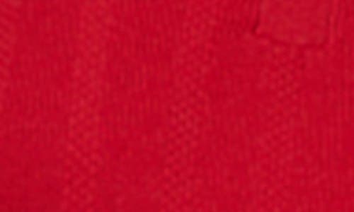 Shop Ming Wang Sleeveless Rib Mock Neck Sweater In Dusk Red