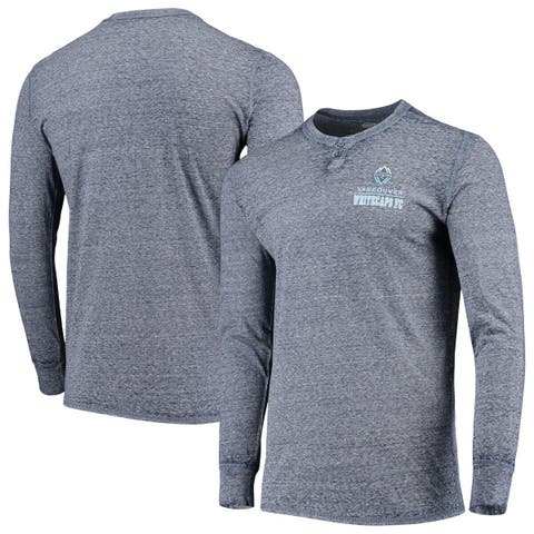 Men's Concepts Sport White/Charcoal USMNT Concord Henley Raglan Long Sleeve T-Shirt Size: Large