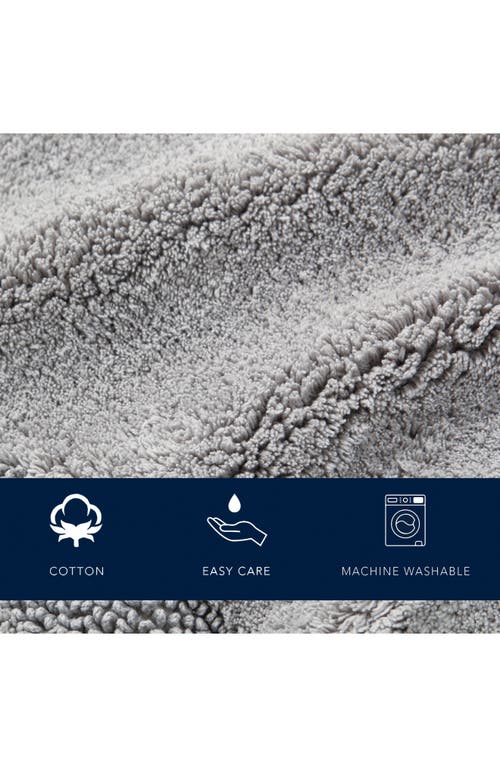 Nautica Peniston Bath Rug In Light Pastel Grey