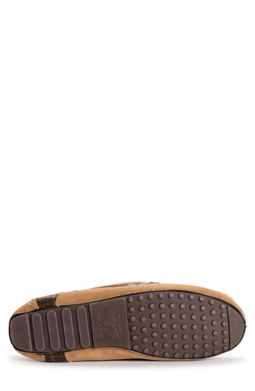 Muk Luks Emmett Faux Shearling Lined Slipper In Camel