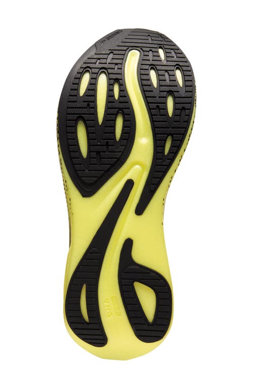 Shop Brooks Hyperion Max Running Shoe In Black/blazing Yellow/white