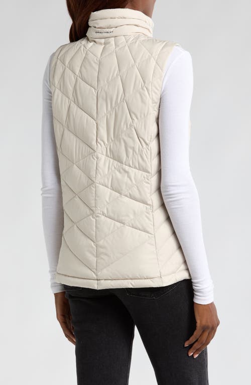 Shop Columbia Heavenly Ii Water Repellent Quilted Vest In Dark Stone