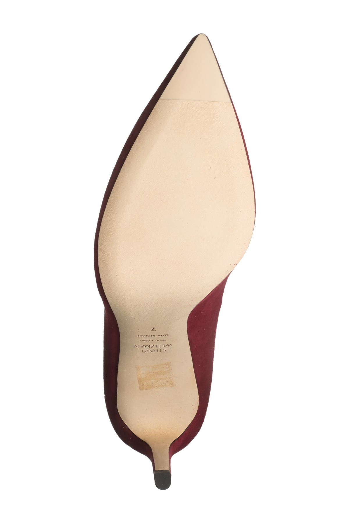 stuart weitzman royal patent leather pumps