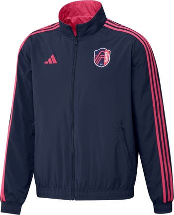 adidas Men's adidas Navy/Red St. Louis City SC 2023 On-Field Anthem Full-Zip  Reversible Team Jacket