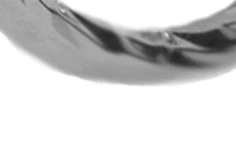 ARGENTO VIVO ARGENTO VIVO STERLING SILVER DIAMOND CUT HOOP EARRINGS