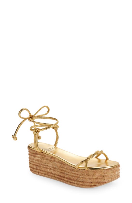 Jeffrey Campbell Camillia Platform Sandal In Gold ModeSens