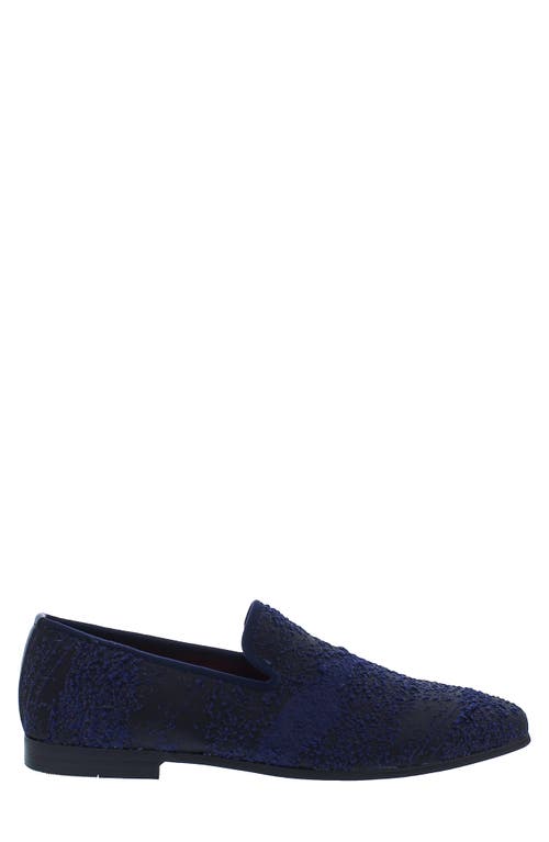 Robert Graham Aizome Dress Slippers In Navy